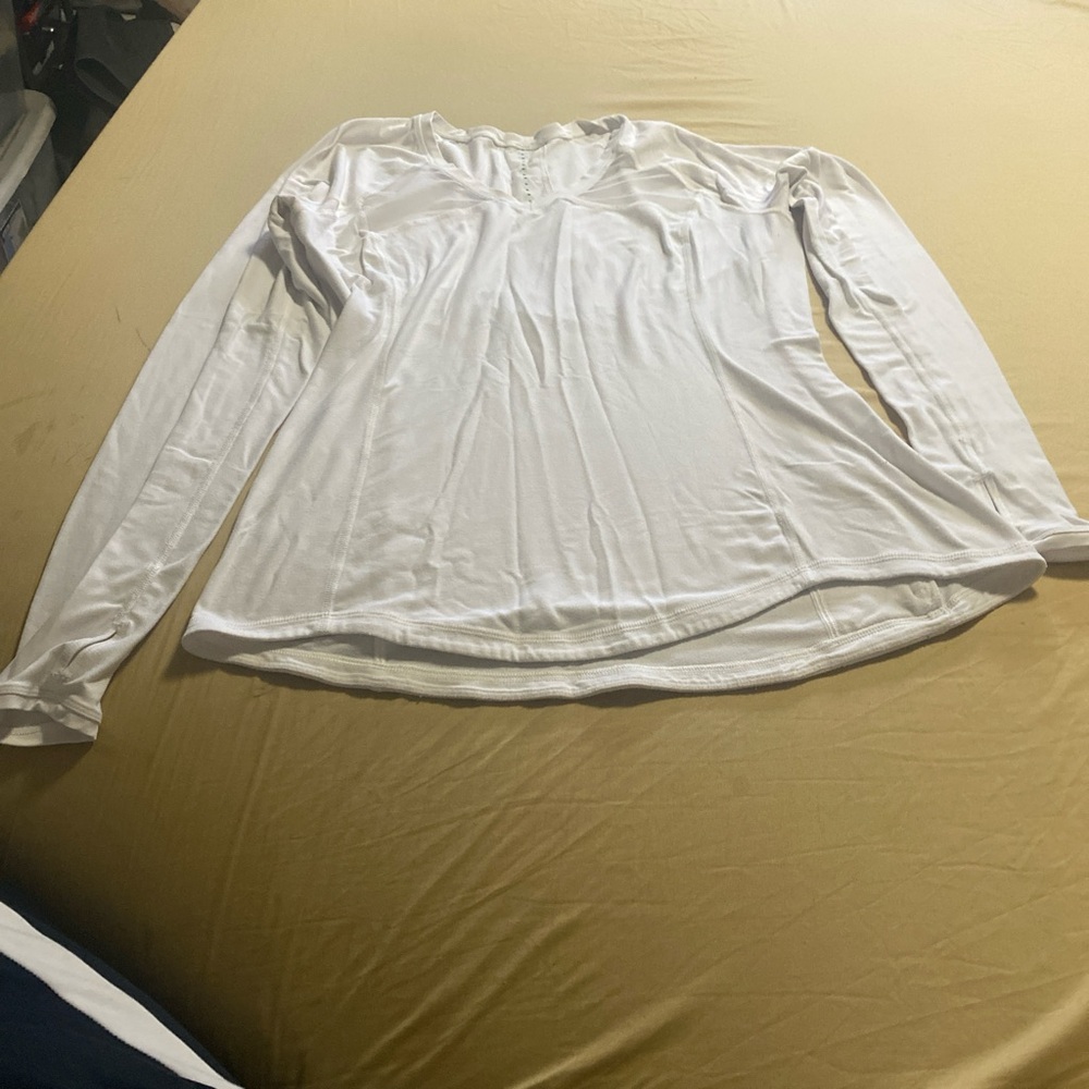 lululemon athletica White Long Sleeve Tee